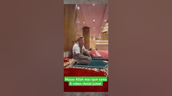 mas igun dan A ruben sholat jumat #ivangunawan #rubenonsu #shorts