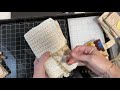 Creating with scraps; slow stitch needle books.