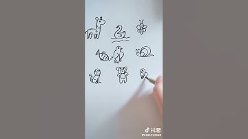 Hướng dẫn bé vẽ những con vật ngộ nghĩnh và đáng yêu thông qua những con số