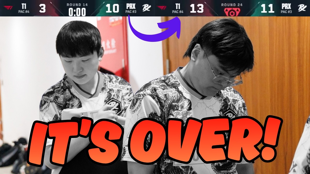 🦖☄️Paper Rex's BIGGEST CHOKE EVER?😫😫 | PRX vs T1 Analysis