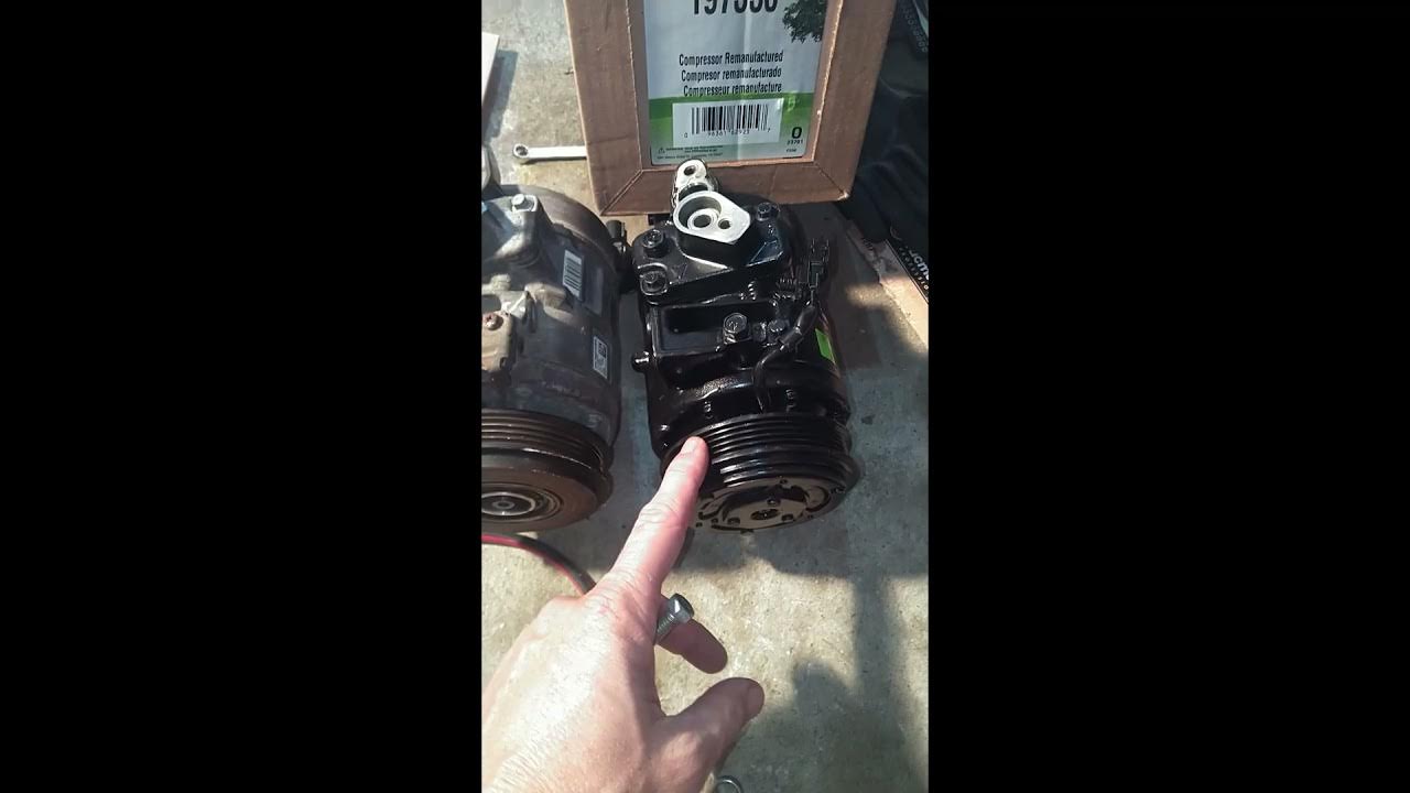 2013 Ford Fusion AC Compressor replace (extended cut) - YouTube