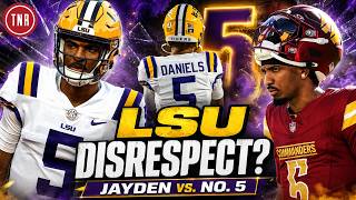 Did LSU DISRESPECT Jayden Daniels by Giving Away His No. 5