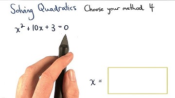 Solving Quadratics Choose Your Method 4 - Visualizing Algebra