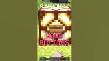 THE DIFFERENCE between WOOD BUTTONS and STONE BUTTONS!? | Redstone with PsiVolt #minecraft #redstone