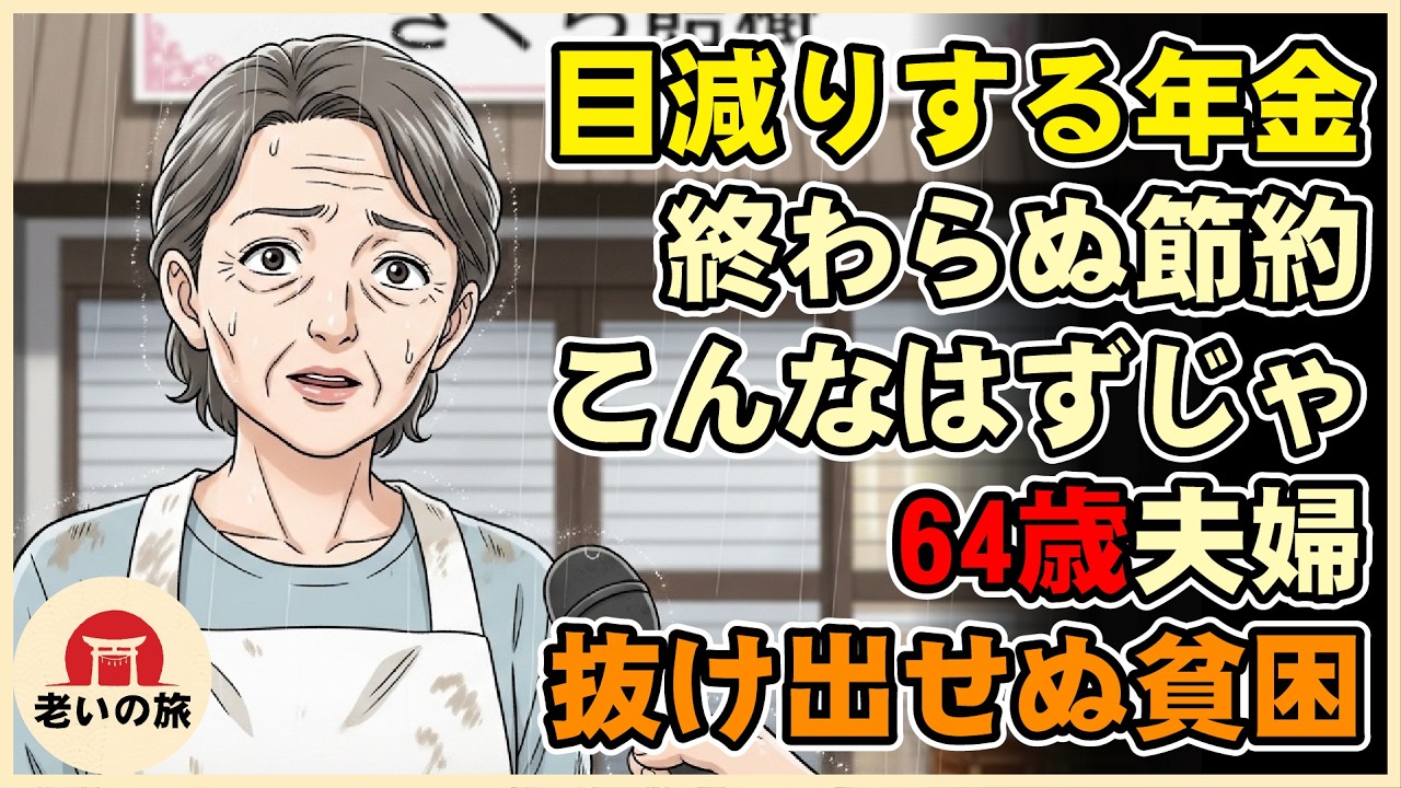 【漫画】目減りする年金と終わらない節約…「こんなはずじゃなかった」64歳夫婦が陥った“抜け出せない貧困”という生き地獄【シニアライフ】【60代以上の方へ】