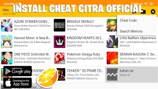 INSTALL CHEAT di Citra Official Tips Setting 3Ds Emulator screenshot 3