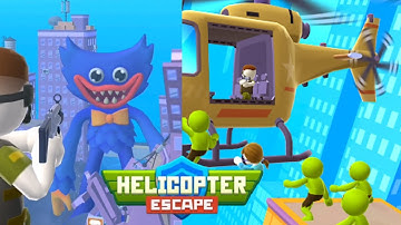 【Android/iOS】Helicopter Escape 3D - Mobile Gameplay Walkthrough 1080p HD
