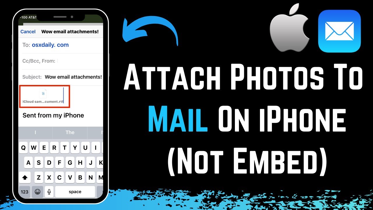 How To Attach Photos To Email On IPhone YouTube