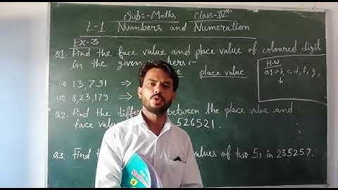 Class 4th Maths ch-1 Numbers and Numeration Ex-3 Q1, 2 & 3