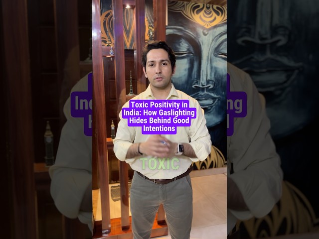 Toxic Positivity in India #shorts #psychology