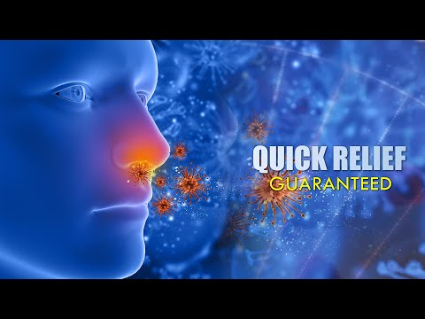 727 Hz: Cure All Allergies & Sinusitis with Binaural | Rife Frequency | Healing Sound Therapy #V070