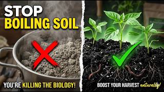 Everyone Boils Soil WRONG — This Method Revives Microbes Instead
