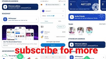 comment Ajoutez ERC-20 dans Metamasque wallet (Etherium mainet Address) #icenetwork add Etherium....