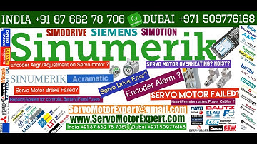 Siemens Sinumerik Hinumerik CNC Rotary encoder Adjustment,Servo Motor Faulty,encoder adjustment