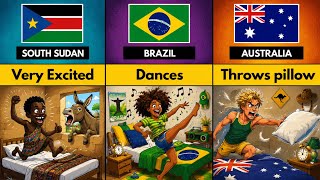 Morning Alarm Reactions In Different Countries