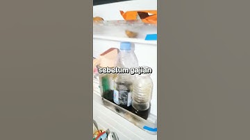 perbedaan kulkas pas sebelum gajian dan sesudah gajian‼️ perbedaan yang sangat berbeda‼️