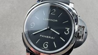 Panerai Luminor Base PAM 112 Watch Review