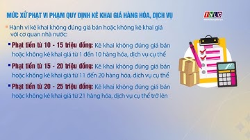 Kê khai hàng hóa không đúng giá bán bị phạt tới 25 triệu đồng | THLC