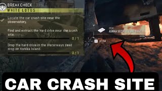 dmz car crash site near observatory to exract hard drive | Frag man