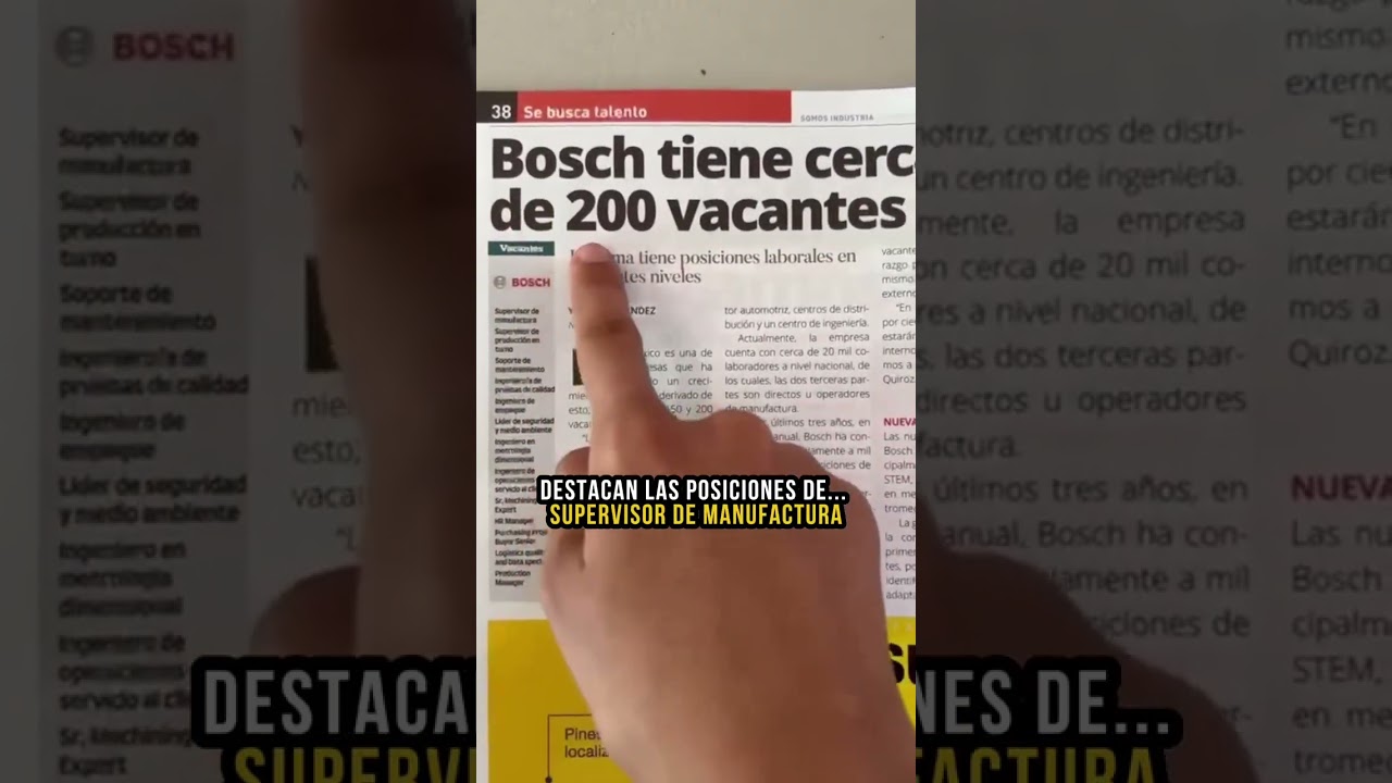 💼 ¡Bosch México sigue creciendo! 🇲🇽