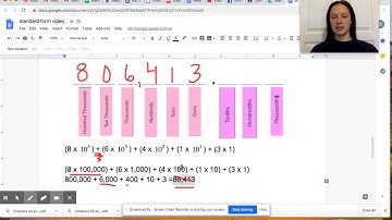Writing a Number in Standard Form from Expanded Form with Exponents (GRADE 5)