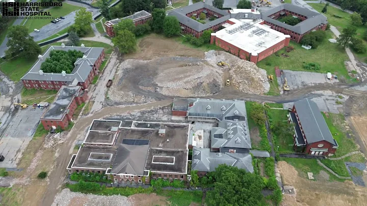 Demolition Progress as of August 24 2025 - Harrisburg State Hospital