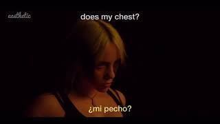 Billie Eilish - NOT MY RESPONSIBILITY (Lyrics/Sub. Español) | a short film