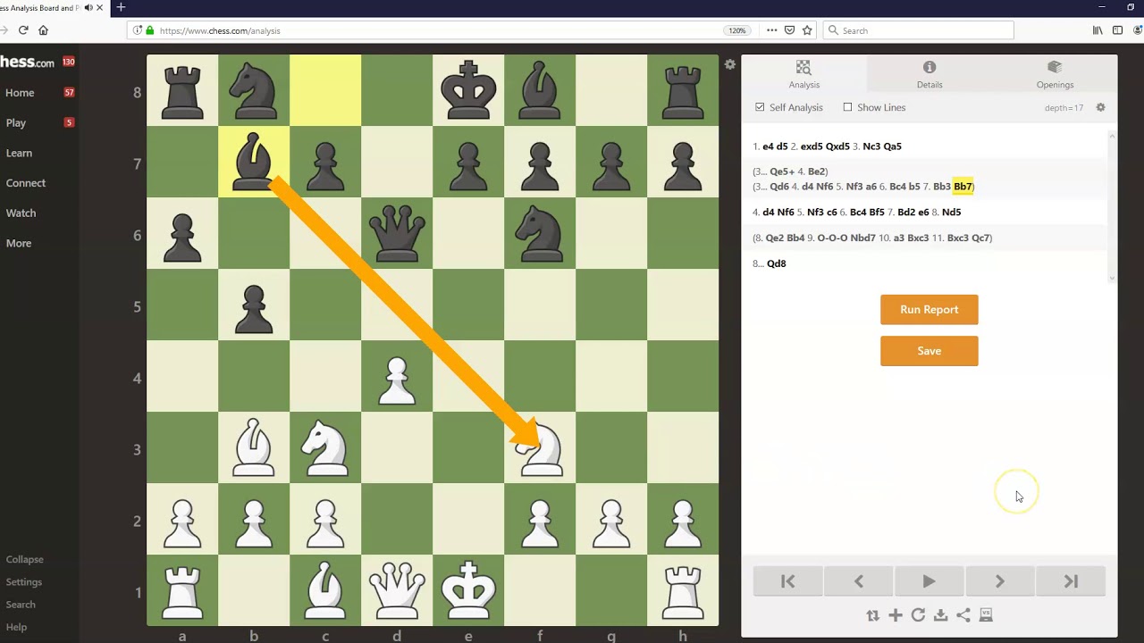 Top-Level Repertoire against the Scandinavian Defence (7h Running Time)