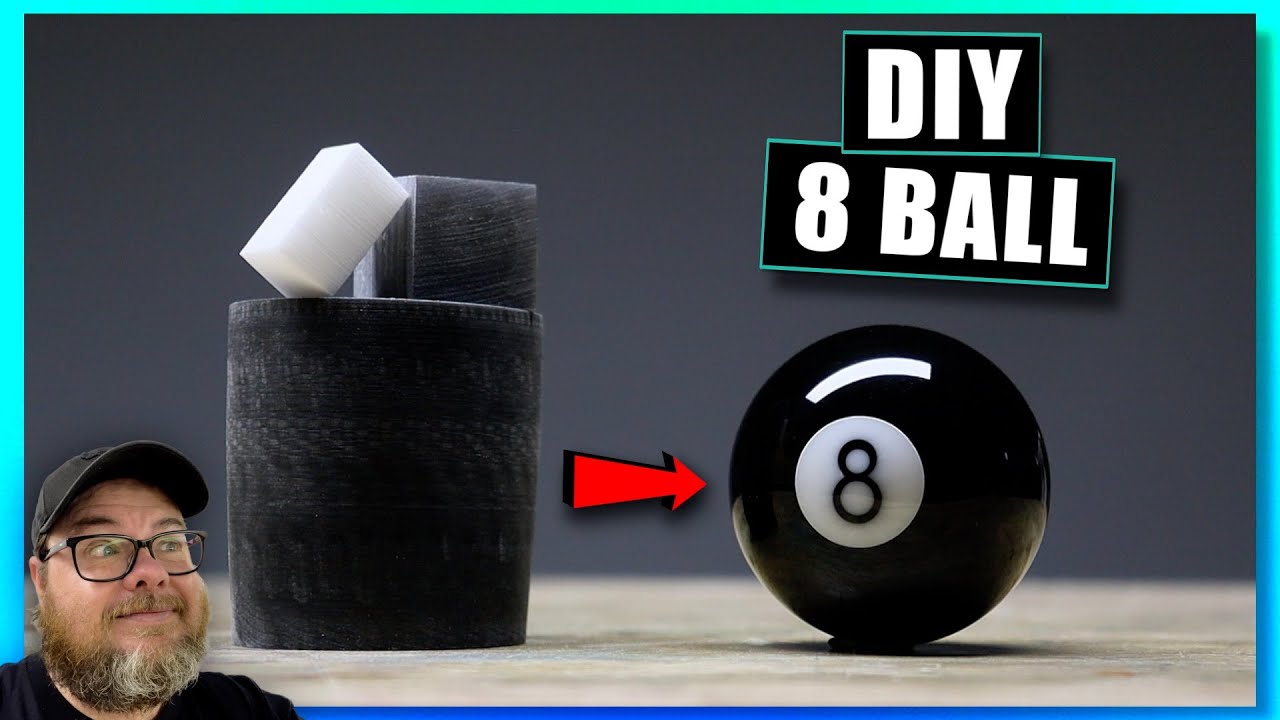 How To Make A Custom 8 Ball Shift Knob From Solid Resin!