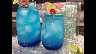 Mermaid drink & DIY drink umbrellas