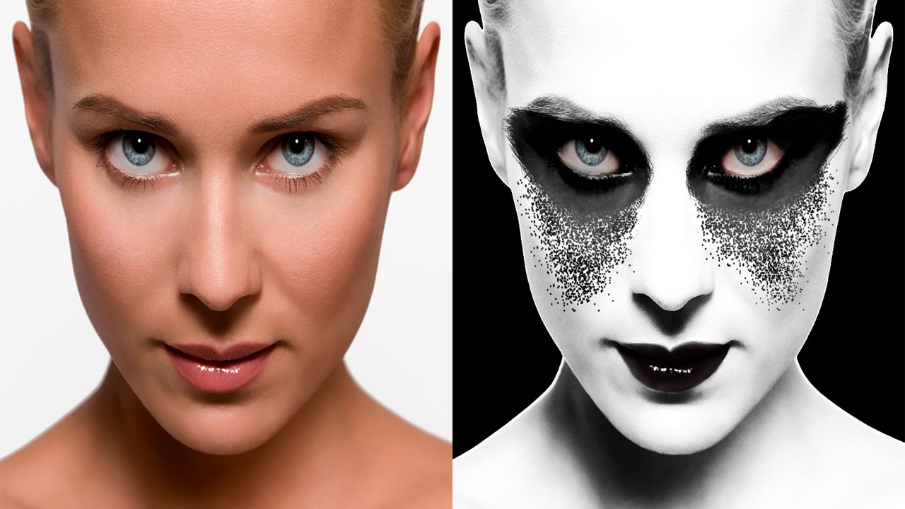How To Makeup Like Devil In Photoshop Tutorial Cc YouTube