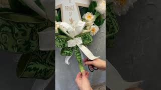He's faithful! #easter #flowers #diywreath #worshipmusic