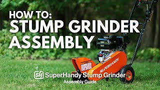 How to Assemble Your SuperHandy Gas Stump Grinder (GUO110)