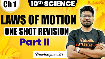 10th Science | Chapter 1 - Laws of Motion One Shot Part 2 | Public Exam 2025 | Yazhiniyan Sir