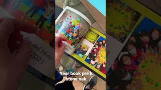 Year book pre k stone oak 2021