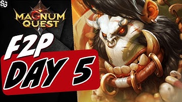 F2P day 5 - my squad - Magnum Quest