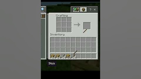 How to Craft Item in just 1 Click in Minecraft (MCPE) #shorts