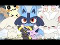 チラチーノと一緒に、ルカリオにでっっっかい滝をプレゼントしよう！【ぽこあポケモン】