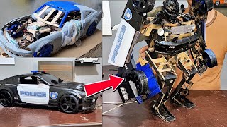 INCRÍVEL !😲 Carro Que Vira Robô... (Real Transformers Diy)