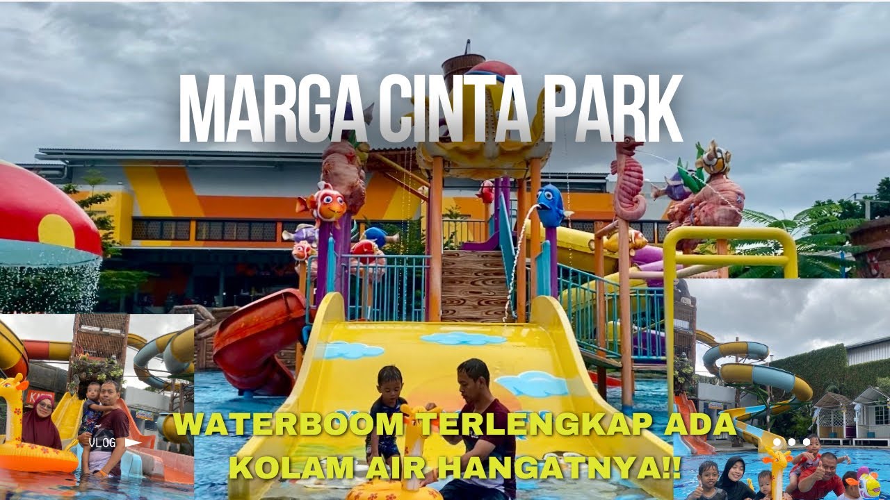 MARGACINTA PARK BANDUNG WATERBOOM TERLENGKAP DI BANDUNG ADA AIR HANGAT DAN PLAYGROUNNYA ‼️