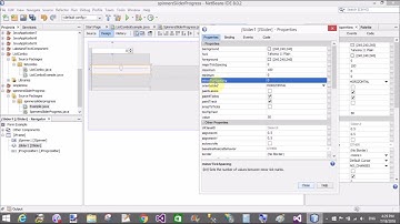 Spinnes, Sliders and Progress bar in Swing Java