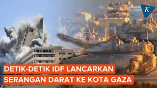 Israel Mulai Fase Utama Serangan Darat di Kota Gaza, Kerahkan Tank, Hancurkan Gedung