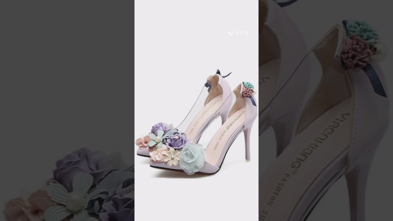 bride shoes designs/ bride sandals high heels/ low heels - wedding bridal juti