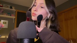 ASMR FAST MOUTH SOUNDS & MIC TRIGGERS 🪄 brushing you, invisible triggers, hand sounds