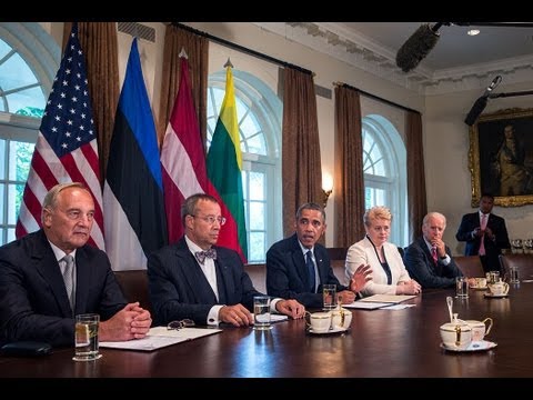 President Obama's Meeting with Baltic Leaders