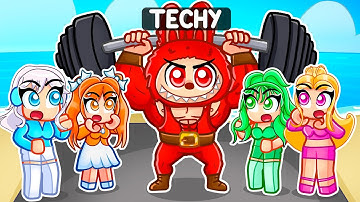 Playing As A LABUBU In Roblox MUSCLE LEGENDS To Troll MY CRAZY FAN GIRLS..