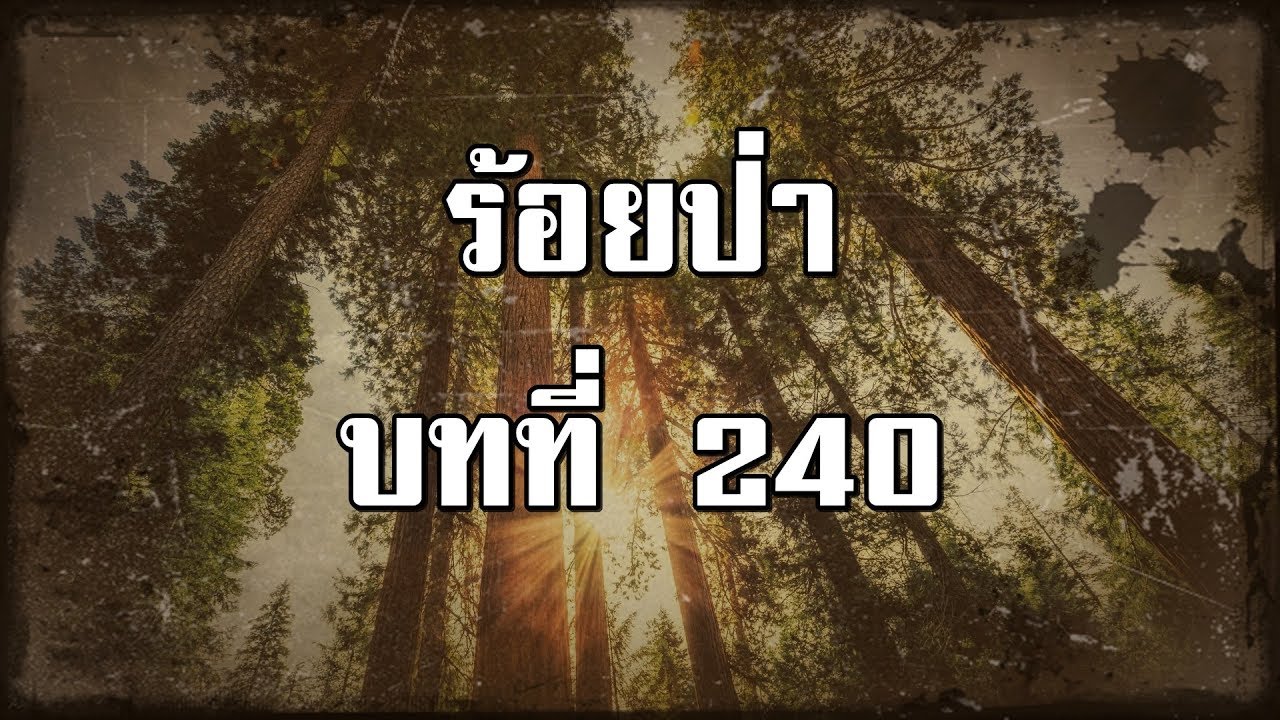 ร้อยป่า บทที่ 240 ไปเมืองชล | สองยาม