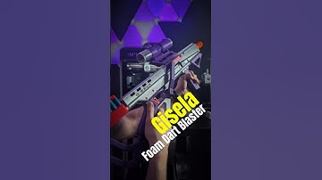 3D Printed Lever Action Foam Dart Blaster! Gisela by LeedleDynamics #nerf #3dprinting