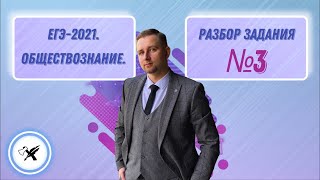 ЕГЭ-2021. Обществознание // Как решать задание №3.