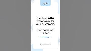 Create a WOW experience for your customers #linkconnect #wow #customerexperience #shorts #positive